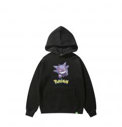 เสื้อกันหนาว Gengar สําหรับสาววัยรุ่นโปเกมอน Hoodies