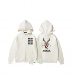 Garçons Zip Up Fleece Disney Bugs Bunny Sweatshirt