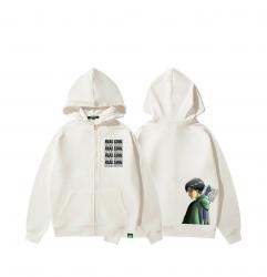 Levi Ackerman Girls Zip Up Hoodie Attack on Titan Hooded Jacket