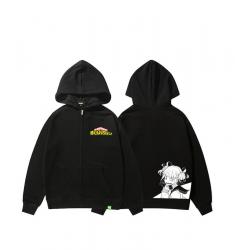 Impression à double face Cross My Body Kids Zip Up Hoodie My Hero Academia Hooded Coat