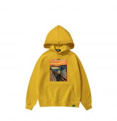 Célèbre peinture Le Scream Hoodie Veste Veste Veste pour fille