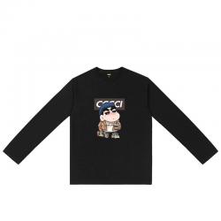 Crayon Shin-chan Long Sleeve Shirts Original Design Little Girl T Shirts