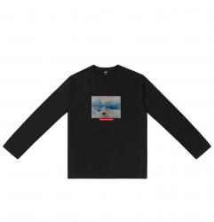 Original Design Impression Sunrise Tee Shirt Long Sleeve Famous Painting Together Since Couple Shirt