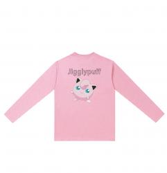 Jigglypuff Tee Manches longues Pokemon Nice Chemises pour filles