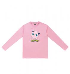 เสื้อแขนยาวแขนยาวโปเกมอน Jigglypuff สําหรับเด็กผู้หญิง