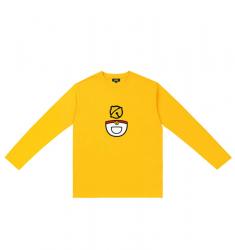Cute Long Sleeve Doraemon Round Neck T Shirts For Girls
