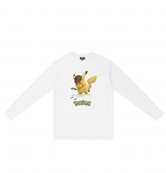 Pikachu Tee Long Sleeve Pokemon Personnalisé Kids T-Shirts