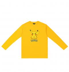 Pikachu T-shirt à manches longues Pokemon Chemises d’anniversaire pour les garçons