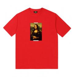 Da Vinci Mona Lisa Shirt Round Neck T Shirts For Girls
