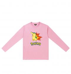 Pokemon Cyndaquil Long Sleeve Shirt Couple T Shirts For Honeymoon