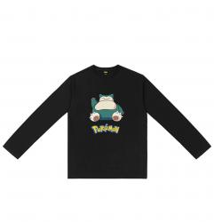 Snorlax T-Shirt Long Sleeve Pokemon Birthday Girl Shirt