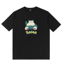 Snorlax T-Shirt Pokemon Unisex Chemises pour couples