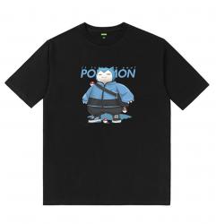 Pokemon Snorlax Tshirts Couple Chemises imprimées