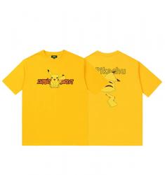 เสื้อโปโลโปเกมอน Pikachu เสื้อคู่สีแดง