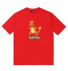 Pokemon Charmander Tees Girls Short Sleeve T Shirts