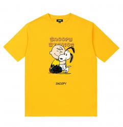 Snoopy Shirt Garçons Chemise Jaune