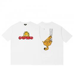 Double-sided printing Garfield Tees Girls Yellow Shirt