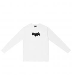 Bat Logo Tee Shirt Long Sleeve Batman Boys Designer Shirt