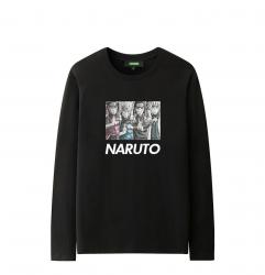 Naruto Historique Naruto Statues T-Shirts Long Sleeve Couple Tshirt En ligne