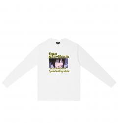 Naruto Chemises à manches longues Uchiha Sasuke Jaune T Shirt Enfants 