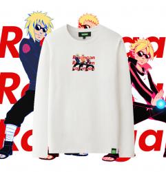 นารูโตะเสื้อนารูโตะ Uzumaki แขนยาวของเขา &amp; # 039; T เสื้อของเธอ