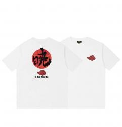 นารูโตะ Tees Akatsuki สาวเสื้อยืดสีดํา