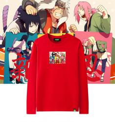 Naruto Uzumaki Long Sleeve Tee Shirt Naruto Korean Couple Shirts Online 