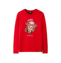 One Piece Anime Long Sleeve Tshirts Tony Tony Chopper Cool Family Tee 