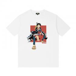 One Piece Anime Shirts Luffy Personnalisé T-Shirts de famille 