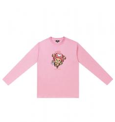 One Piece Long Sleeve Tshirts Tony Tony Chopper White Girls Shirt 