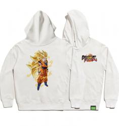 Son Goku Hooded Jacket Dragon Ball DB Boys Black Zip Up Hoodie