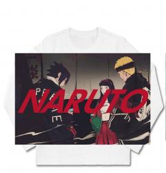 design original Naruto Uzumaki Chemise à manches longues Naruto Chemise couple rouge 