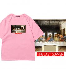 Famous Painting Da Vinci The Last Supper Shirts Yellow T Shirt Childrens