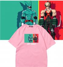 ฮีโร่ของฉัน Academia Katsuki Bakugo Tshirts ออกแบบเดิมเย็นครอบครัว Tees