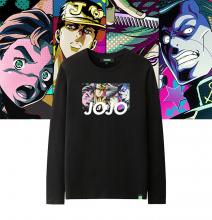 เสื้อโปโล Jotaro Kujo เสื้อยืดแขนยาวโจโจ้ผจญภัยแปลกประหลาดน่ารักสําหรับเด็ก