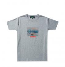 Impression Sunrise Tee Famous Painting Shirts For Teen