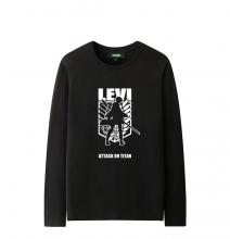 โจมตี Titan Levi แขนยาวเสื้อยืดเสื้อยืดสําหรับเด็กชายวัยรุ่น