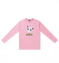 เสื้อแขนยาวแขนยาวโปเกมอน Jigglypuff สําหรับเด็กผู้หญิง