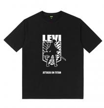 Levi Ackerman T - โจมตีเสื้อบนเสื้อยืดไททันสไตล์สําหรับเด็กผู้ชาย