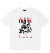 Dwyane Wade Shirt Retirement Memorial Cotton T Shirts For Girls