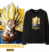 เสื้อเด็ก Goku เด็กสีดําเสื้อยืด 