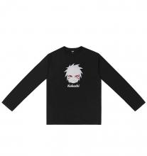 เสื้อแขนยาวนารูโตะ Kakashi Hatake เสื้อยืดเย็นสําหรับเด็กผู้ชาย 